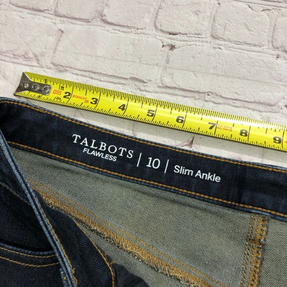 Talbots Slim Ankle Jeans Size 10 - Picture 8 of 16